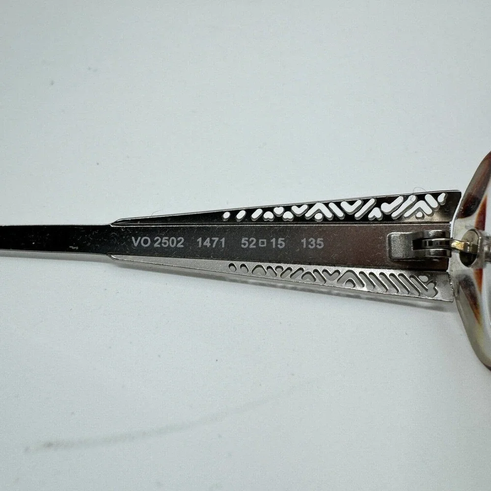 VOGUE Eyeglasses Frame VO2502 1471 52-15-135 Tortoise/Silver‎ H9789
